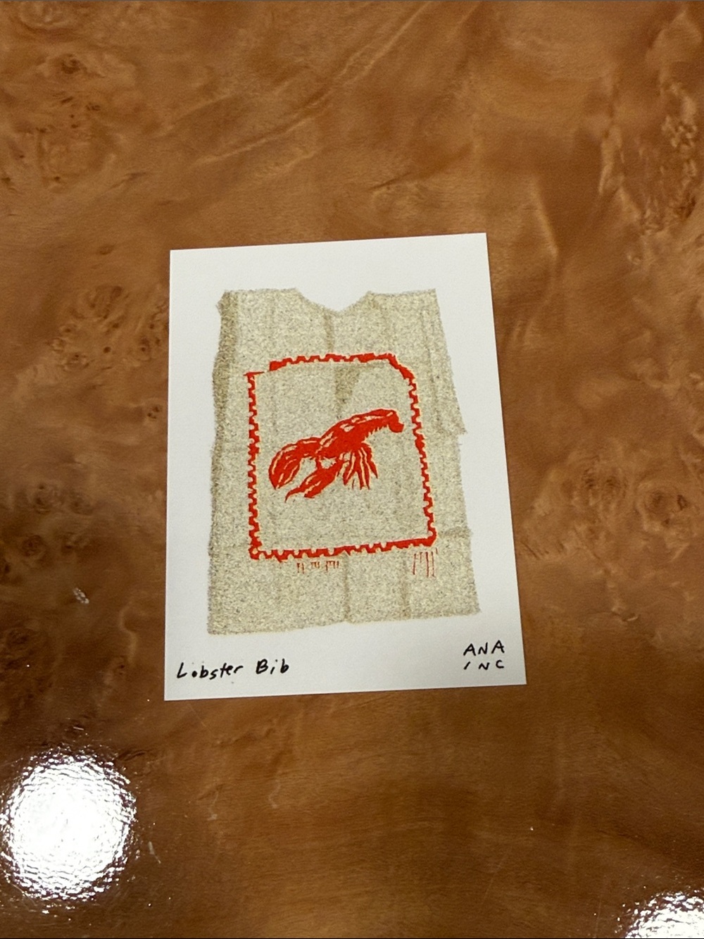 Inciardi Emporium Maine Lobster Bob Mini Print